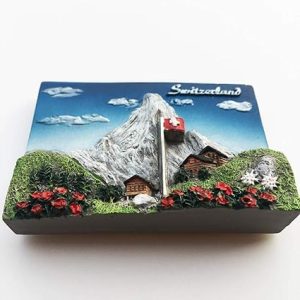 jungfrau switzerland 3d fridge magnet tourist souvenir gift home & kitchen decoration magnetic sticker switzerland refrigerator magnet