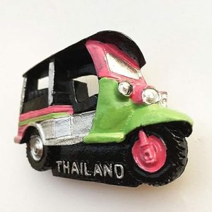 tuk tuk thailand 3d fridge magnet tourist souvenir gift, home kitchen decoration magnetic sticker thailand refrigerator magnet collection