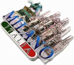 3d milan italy fridge magnet travel souvenir refrigerator decoration magnet craft collection