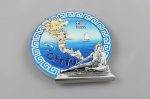 3d corfu greece fridge magnet travel souvenir gift refrigerator magnetic sticker craft collection