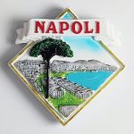 3d napoli italy fridge magnet tourist souvenir refrigerator decoration resin hand painted craft collection