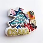 3d osaka japan fridge magnet travel souvenir gift home kitchen refrigerator decoration magnetic sticker craft collection