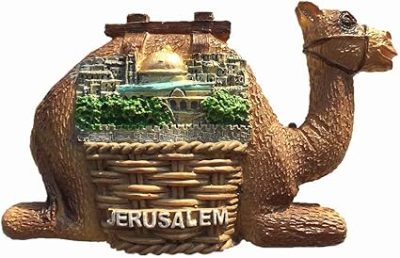 camel shape jerusalem israel 3d fridge magnet travel souvenir gift home kitchen decoration magnetic sticker, jerusalem israel refrigerator magnet collection