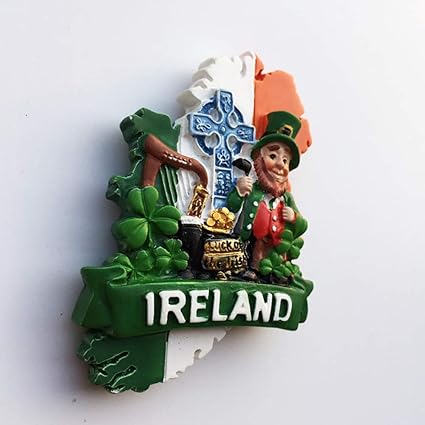 ireland 3d fridge magnet, home & kitchen decoration magnetic sticker ireland refrigerator magnet travel souvenir gift