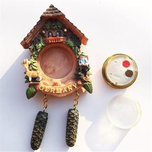 3d cuckoo clock germany fridge magnet travel souvenir gift refrigerator decoration electronic clock resin craft