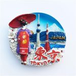 3d tokyo japan fridge magnet travel souvenir gift refrigerator magnetic sticker craft collection