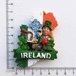 ireland 3d fridge magnet, home & kitchen decoration magnetic sticker ireland refrigerator magnet travel souvenir gift