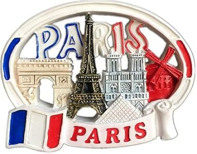 paris france 3d fridge magnet tourist souvenir gift home kitchen decoration magnetic sticker, paris refrigerator magnet collection