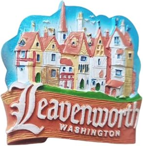 leavenworth washington usa fridge magnet travel souvenir refrigerator decoration 3d magnetic sticker hand painted craft