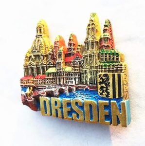 3d dresden germany souvenir fridge magnet home & kitchen decoration magnetic sticker dresden deutschland refrigerator magnet travel souvenir gift