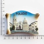 toledo cathedral spain 3d fridge magnet tourist souvenir gift collection home & kitchen decoration magnetic sticker toledo spain refrigerator magnet