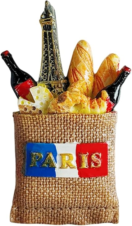 3d paris france fridge magnet travel souvenir refrigerator decoration resin hand painted craft collection