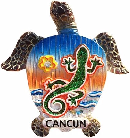 3D Cancun Mexico Fridge Magnet Souvenir Gift Refrigerator Decor Magnetic Sticker Collection