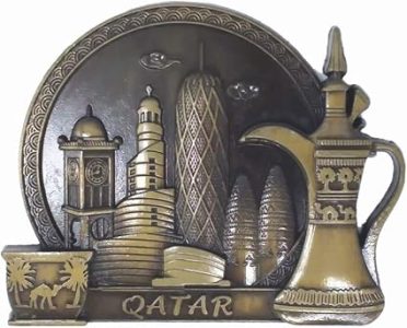 qatar 3d fridge magnet tourist souvenir gift collection home & kitchen decoration magnetic sticker qatar refrigerator magnet