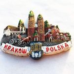 3d krakow poland fridge magnet souvenir gift,home & kitchen decoration magnetic sticker krakow poland refrigerator magnet tourist souvenir gift