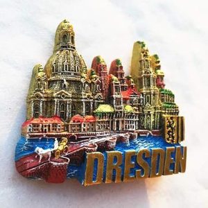 3d dresden germany souvenir fridge magnet home & kitchen decoration magnetic sticker dresden deutschland refrigerator magnet travel souvenir gift