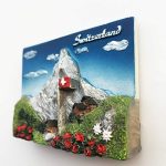 jungfrau switzerland 3d fridge magnet tourist souvenir gift home & kitchen decoration magnetic sticker switzerland refrigerator magnet