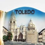 toledo cathedral spain 3d fridge magnet tourist souvenir gift collection home & kitchen decoration magnetic sticker toledo spain refrigerator magnet