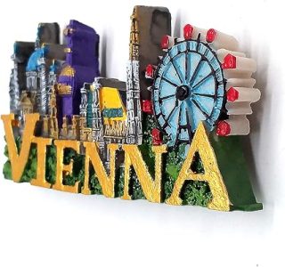 3d vienna austria fridge magnet souvenir gift collection home & kitchen decoration whiteboard magnetic sticker vienna refrigerator magnet