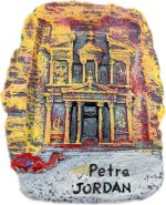 petra jordan 3d refrigerator fridge magnet travel city souvenir collection kitchen decoration white board sticker resin