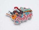 3d portugal fridge magnet travel souvenir gift home kitchen decoration lisboa refrigerator magnetic sticker magnet collection