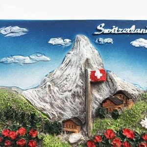 jungfrau switzerland 3d fridge magnet tourist souvenir gift home & kitchen decoration magnetic sticker switzerland refrigerator magnet