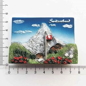 jungfrau switzerland 3d fridge magnet tourist souvenir gift home & kitchen decoration magnetic sticker switzerland refrigerator magnet