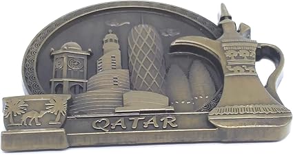 qatar 3d fridge magnet tourist souvenir gift collection home & kitchen decoration magnetic sticker qatar refrigerator magnet