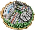 3d vienna austria fridge magnet tourist souvenir refrigerator decorative magnet hand painted craft