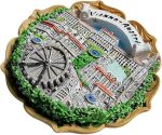 3d vienna austria fridge magnet tourist souvenir refrigerator decorative magnet hand painted craft