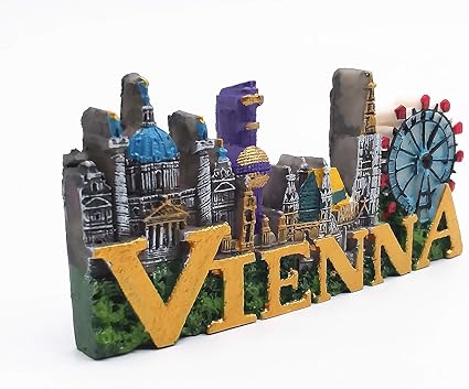 3d vienna austria fridge magnet souvenir gift collection home & kitchen decoration whiteboard magnetic sticker vienna refrigerator magnet