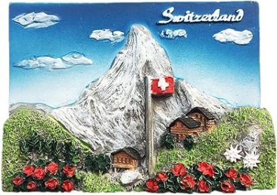 jungfrau switzerland 3d fridge magnet tourist souvenir gift home & kitchen decoration magnetic sticker switzerland refrigerator magnet