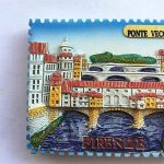 vecchio bridge florence italy fridge magnet souvenir gift home & kitchen decoration magnetic sticker firenze refrigerator magnet collection