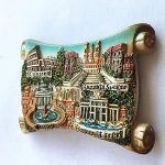 4 attractions of rome italy 3d fridge magnet souvenir gift,home & kitchen decoration magnetic sticker roma italy refrigerator magnet