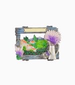 Provence Refrigerator Magnet,France Souvenir Magnet,Lavender Field Fridge Magnet,French Countryside Magnet,Provence Travel Souvenir,3D France Magnet,Rustic French Home Magnet,Lavender Bouquet Magnet,France Tourist Gift,Herbes de Provence Souvenir