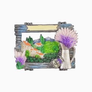 Provence Refrigerator Magnet,France Souvenir Magnet,Lavender Field Fridge Magnet,French Countryside Magnet,Provence Travel Souvenir,3D France Magnet,Rustic French Home Magnet,Lavender Bouquet Magnet,France Tourist Gift,Herbes de Provence Souvenir