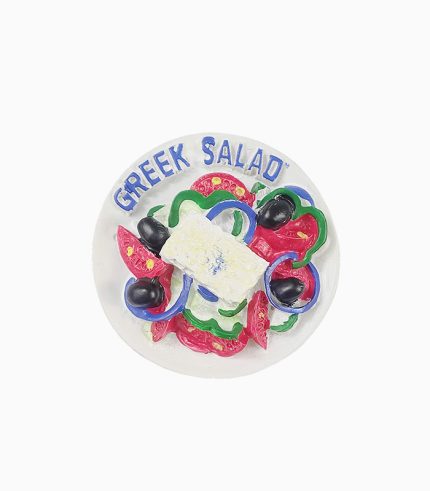 Greece Fridge Magnet – Greek Salad Food Travel Souvenir Gift & Whiteboard Decor