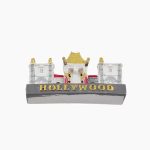 Hollywood Refrigerator Magnet,USA Souvenir Magnet,Los Angeles Fridge Magnet,TCL Chinese Theatre Magnet,Hollywood Landmark Magnet,Hollywood Travel Souvenir,California Tourist Gift,3D Hollywood Fridge Magnet,Movie Themed Souvenir,Los Angeles Souvenir