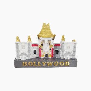 Hollywood Refrigerator Magnet,USA Souvenir Magnet,Los Angeles Fridge Magnet,TCL Chinese Theatre Magnet,Hollywood Landmark Magnet,Hollywood Travel Souvenir,California Tourist Gift,3D Hollywood Fridge Magnet,Movie Themed Souvenir,Los Angeles Souvenir