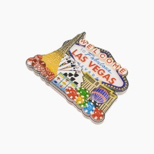 Las Vegas Refrigerator Magnet,Las Vegas Souvenir Magnet,Casino Fridge Magnet,Vegas Strip Magnet,USA Travel Souvenir,Poker Chips Fridge Magnet,Gambling Culture Souvenir,Slot Machine Magnet,Colorful Las Vegas Gift,Vegas Tourist Magnet