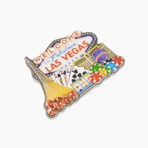 Las Vegas Refrigerator Magnet,Las Vegas Souvenir Magnet,Casino Fridge Magnet,Vegas Strip Magnet,USA Travel Souvenir,Poker Chips Fridge Magnet,Gambling Culture Souvenir,Slot Machine Magnet,Colorful Las Vegas Gift,Vegas Tourist Magnet