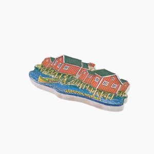 Lofoten Refrigerator Magnet,Norway Souvenir Magnet,Nordic Fishing Village Magnet,Norwegian Coastal Fridge Magnet,Norway Travel Souvenir,Scandinavian Fridge Magnet,Rorbuer Cabin Magnet,Arctic Fishing Culture Magnet,Lofoten Tourist Gift,Nordic Heritage Magnet