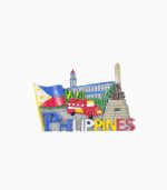 Manila Refrigerator Magnet,Philippines Souvenir Magnet,3D Cityscape Fridge Magnet,Manila Landmark Magnet,Rizal Monument Magnet,Manila Jeepney Souvenir,Philippine Flag Fridge Magnet,Philippines Travel Souvenir,Filipino Tourist Gift,Manila Cultural Magnet