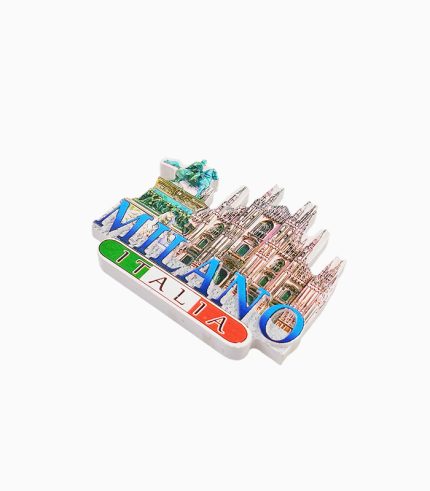 Milan Italy Souvenir  Duomo Cathedral & Landmarks 3D  Fridge Magnet