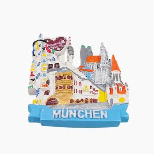 Munich Refrigerator Magnet,Germany Souvenir Magnet,3D City Landmark Magnet,Munich Travel Souvenir,Bavarian Architecture Fridge Magnet,Munich Oktoberfest Magnet,Neues Rathaus Fridge Magnet,Germany Tourist Gift,Munich Cultural Souvenir,Munich Landmarks Magnet