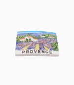 Provence Refrigerator Magnet,France Souvenir Magnet,Lavender Field Fridge Magnet,Provence Travel Souvenir,French Countryside Magnet,3D France Magnet,Provence Landmark Fridge Decoration,Scenic France Souvenir,Lavender Farm Magnet,French Tourist Gift