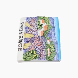 Provence Refrigerator Magnet,France Souvenir Magnet,Lavender Field Fridge Magnet,Provence Travel Souvenir,French Countryside Magnet,3D France Magnet,Provence Landmark Fridge Decoration,Scenic France Souvenir,Lavender Farm Magnet,French Tourist Gift