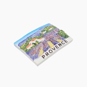 Provence Refrigerator Magnet,France Souvenir Magnet,Lavender Field Fridge Magnet,Provence Travel Souvenir,French Countryside Magnet,3D France Magnet,Provence Landmark Fridge Decoration,Scenic France Souvenir,Lavender Farm Magnet,French Tourist Gift