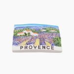 Provence Refrigerator Magnet,France Souvenir Magnet,Lavender Field Fridge Magnet,Provence Travel Souvenir,French Countryside Magnet,3D France Magnet,Provence Landmark Fridge Decoration,Scenic France Souvenir,Lavender Farm Magnet,French Tourist Gift