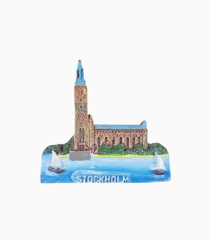 Stockholm Sweden Fridge Magnet – Iconic City Hall & Scenic Waterfront Travel Souvenir, Collectible Gift & Home Decor